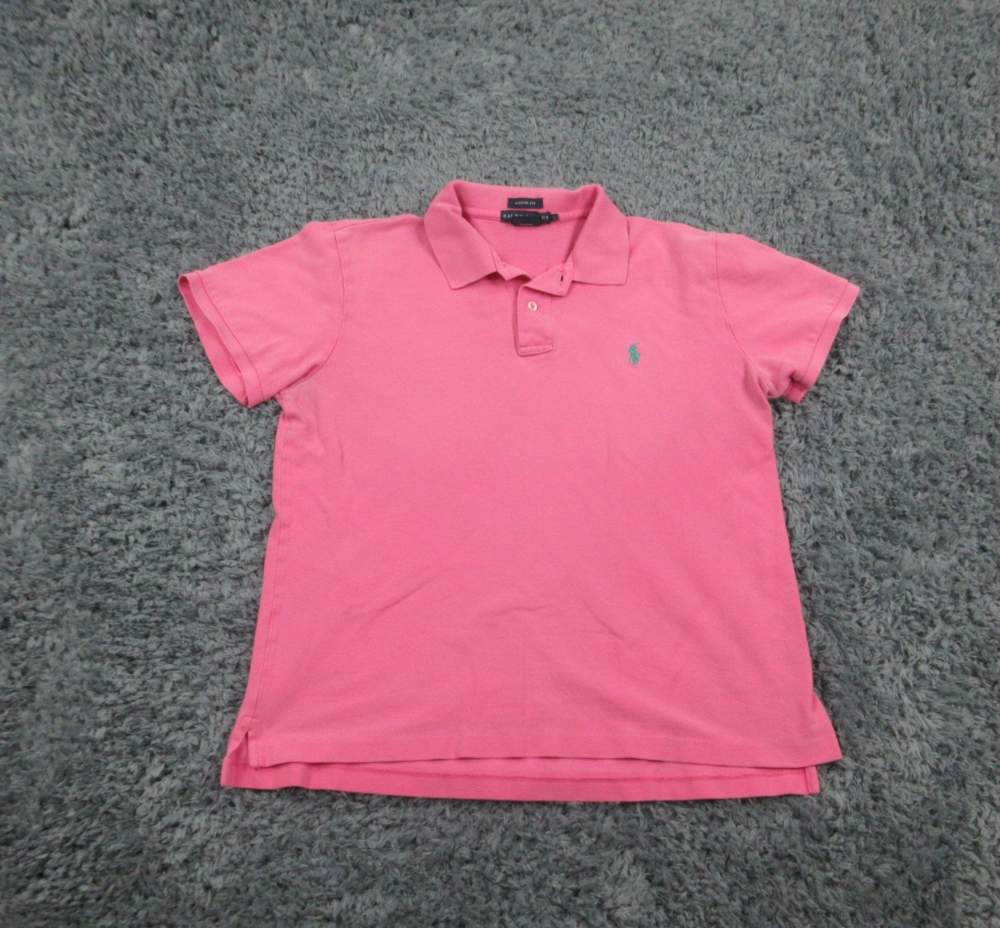Ralph Lauren Polo Shirt Mens Large Classic Fit Short Sleeve Embroidered Pony